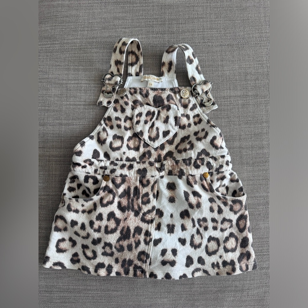Roberto Cavalli Leopard Print Overalls